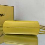 Fendi Women First Small Yellow Leather Bag - immagine 6