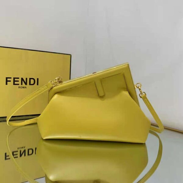 Fendi Women First Small Yellow Leather Bag (2)