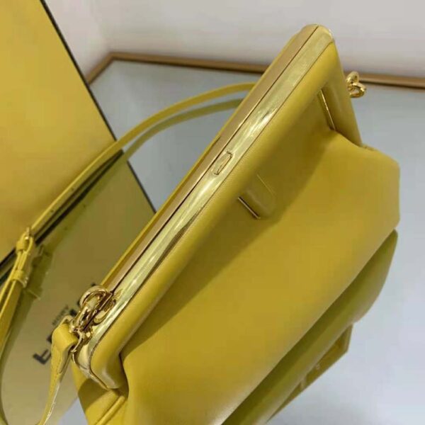 Fendi Women First Small Yellow Leather Bag (6)