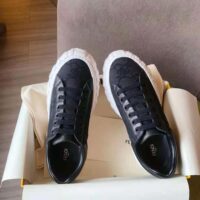 Fendi Women Force Black Fabric Low-Top Sneakers (1)