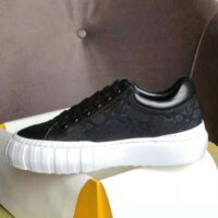 Fendi Women Force Black Fabric Low-Top Sneakers (1)