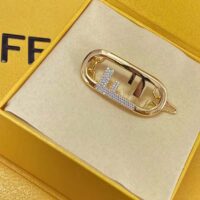 Fendi Women Hair Clip with Fendi O’Lock Motif (1)