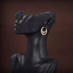 Fendi Women Hoop Earrings with F is Fendi Motif – Bild 7