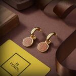 Fendi Women Karligraphy Earrings Gold-Colored – Image 3