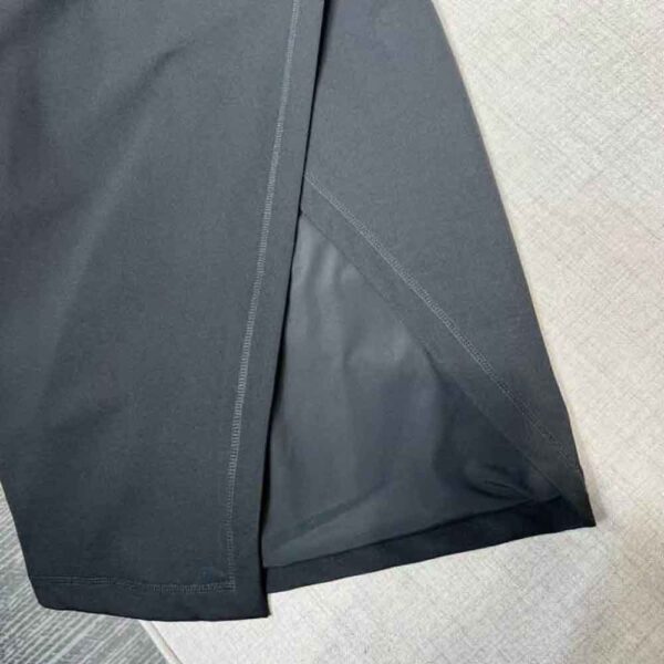 Fendi Women Midi-Length Sheath Black Pique Jersey Dress (4)