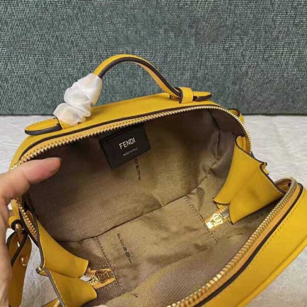 Fendi Women Mini Camera Case Yellow Leather and Suede Mini-Bag (8)