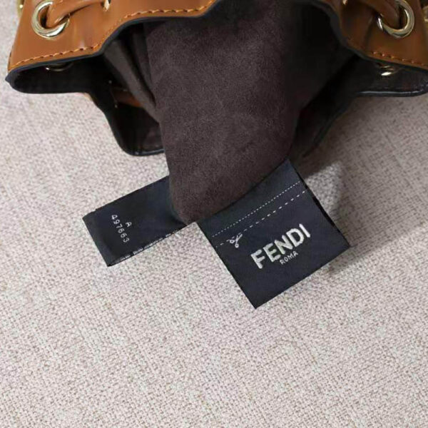 Fendi Women Mon Tresor Leather Mini Bag-brown (10)