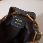 Fendi Women Mon Tresor Leather Mini Bag-Brown – Image 10