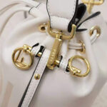 Fendi Women Mon Tresor Leather Mini Bag-White - Imagen 7