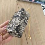 Fendi Women Nano Fendi First Charm Brown Elaphe Charm - Image 5