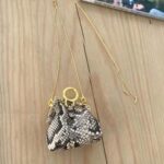 Fendi Women Nano Fendi First Charm Brown Elaphe Charm - Image 3