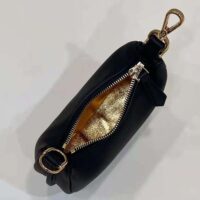 Fendi Women Nano Fendigraphy Black Leather Charm (1)