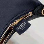 Fendi Women Nano Fendigraphy Black Leather Charm - Image 9