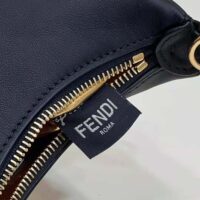 Fendi Women Nano Fendigraphy Black Leather Charm (1)