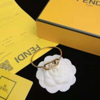 Fendi Women O Lock Bracelet Gold-Colored Bracelet (1)