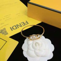 Fendi Women O Lock Bracelet Gold-Colored Bracelet (1)