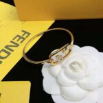 Fendi Women O Lock Bracelet Gold-Colored Bracelet – Image 3