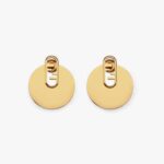 Fendi Women O Lock Earrings Gold-Colored