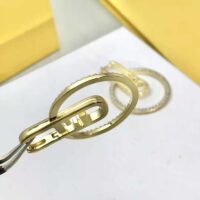 Fendi Women O Lock Earrings Gold-Colored (1)