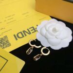 Fendi Women O Lock Earrings Gold-Colored Earrings - Image 6