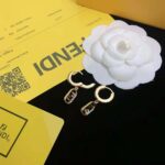 Fendi Women O Lock Earrings Gold-Colored Earrings - Image 4