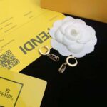 Fendi Women O Lock Earrings Gold-Colored Earrings - Image 3