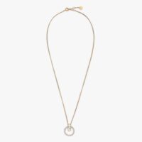 Fendi Women O Lock Necklace Gold-Colored (1)