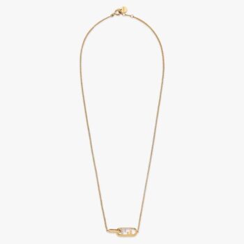 Fendi Women O Lock Necklace Gold-Colored Necklace