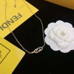 Fendi Women O Lock Necklace Gold-Colored Necklace - Bild 7