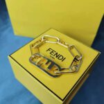 Fendi Women Olock Bracelet Gold-Colored – Image 4