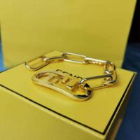 Fendi Women Olock Bracelet Gold-Colored (1)