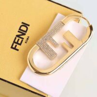 Fendi Women O’lock Single Earring with Gold-color Earrings (1)
