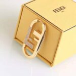 Fendi Women O’lock Single Earring with Gold-color Earrings - Imagen 4