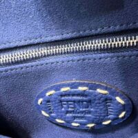 Fendi Women Peekaboo Iconic Mini Full Grain Leather Bag-navy (1)