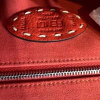 Fendi Women Peekaboo Iconic Mini Full Grain Leather Bag-red (1)