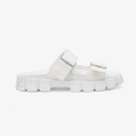 Sandalias Fendi para mujer de tela blanca