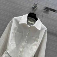 Fendi Women Single-breasted Go-To White Denim Go-To Jacket (1)