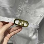 Fendi Women Single-Breasted Go-To White Denim Go-To Jacket - Image 8