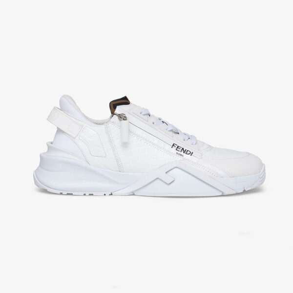 Fendi Women Sneakers White Caiman Low-Tops (1)