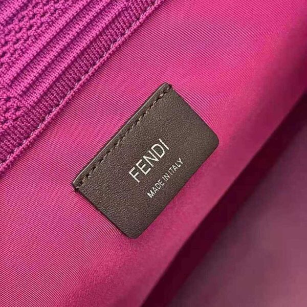 Fendi Women Sunshine Medium FF Fabric Shopper-purple (8)