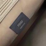 Fendi Women Sunshine Medium FF Fabric Shopper-Brown – Bild 10