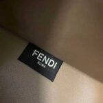 Fendi Women Sunshine Medium FF Fabric Shopper-Brown – Bild 9