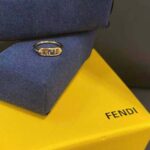 Fendi Women Thin Ring with Fendi O’Lock Motif – Image 2