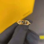 Fendi Women Thin Ring with Fendi O’Lock Motif – Image 5