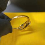Fendi Women Thin Ring with Fendi O’Lock Motif – Image 4