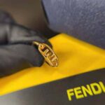 Fendi Women Thin Ring with Fendi O’Lock Motif – Image 3