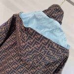 Fendi Women Windbreaker Multicolor Nylon Jacket-Brown – Bild 7