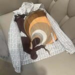 Fendi Women Windbreaker Multicolor Nylon Jacket-White - Image 2
