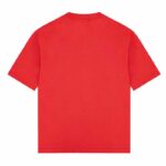 Gucci GG Men Cotton Jersey T-Shirt Red Gucci Mirror Print Crewneck Oversize Fit - Image 3