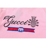 Gucci GG Women Gucci Pineapple Cotton T-Shirt Pink Jersey Crewneck Oversize Fit - Bild 4
